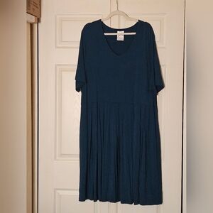 Hey Peach Turquoise Women's Dress 5x